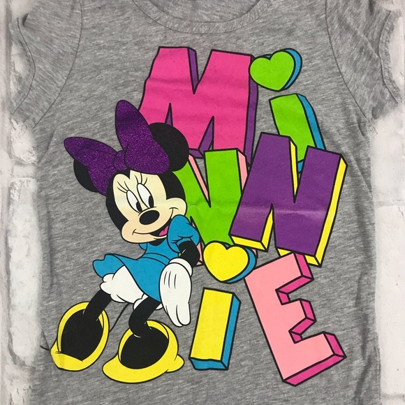 Disney Minnie Mouse Gray Shirt - Picture 3 of 4